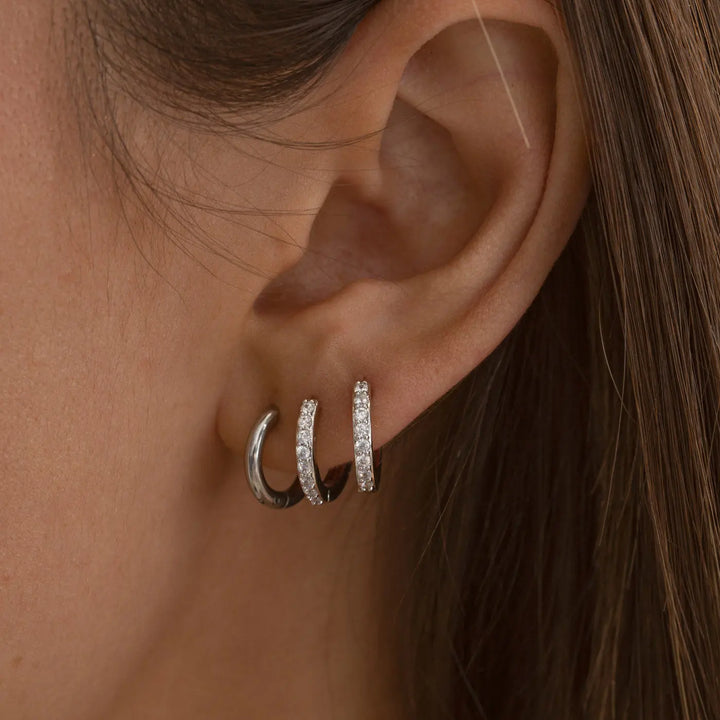 Harper - Hoop Earrings 12mm Stainless Steel Timi of Sweden