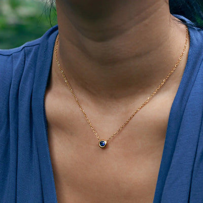 Chakra-Kristall-Halskette aus Edelstahl