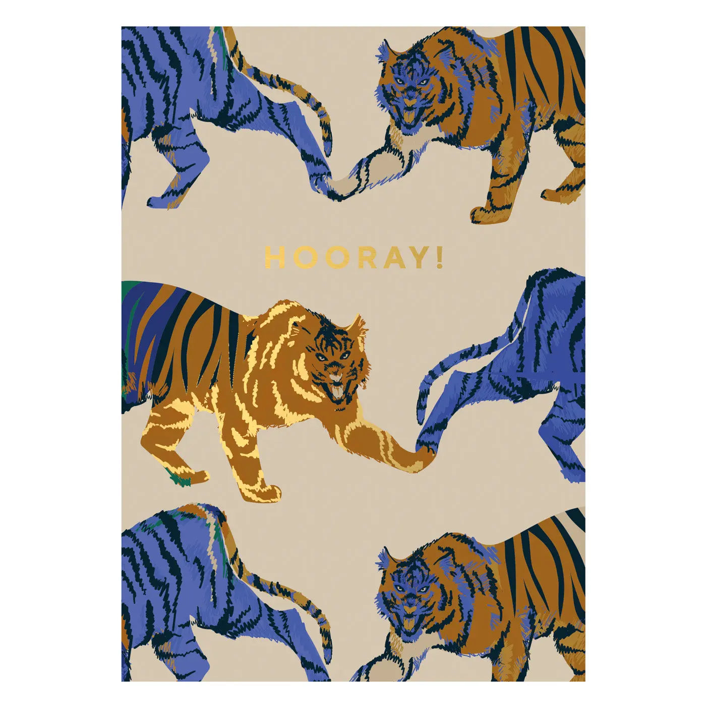 Hooray Tigers Postcard
