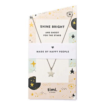 Shine Bright like a Star Necklace Silver