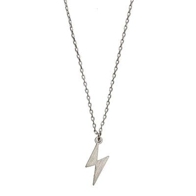 Lightning Necklace Silver