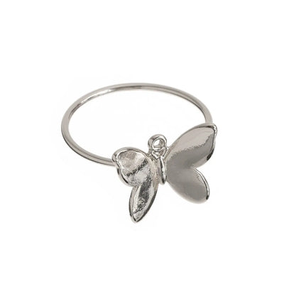 Butterfly ring Silver