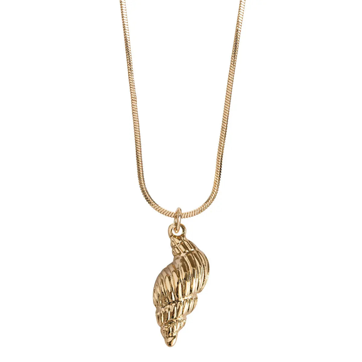 Sea Shell Necklace Gold