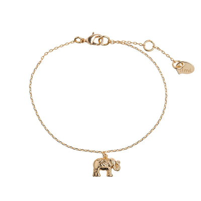 lucky elephant bracelet Gold