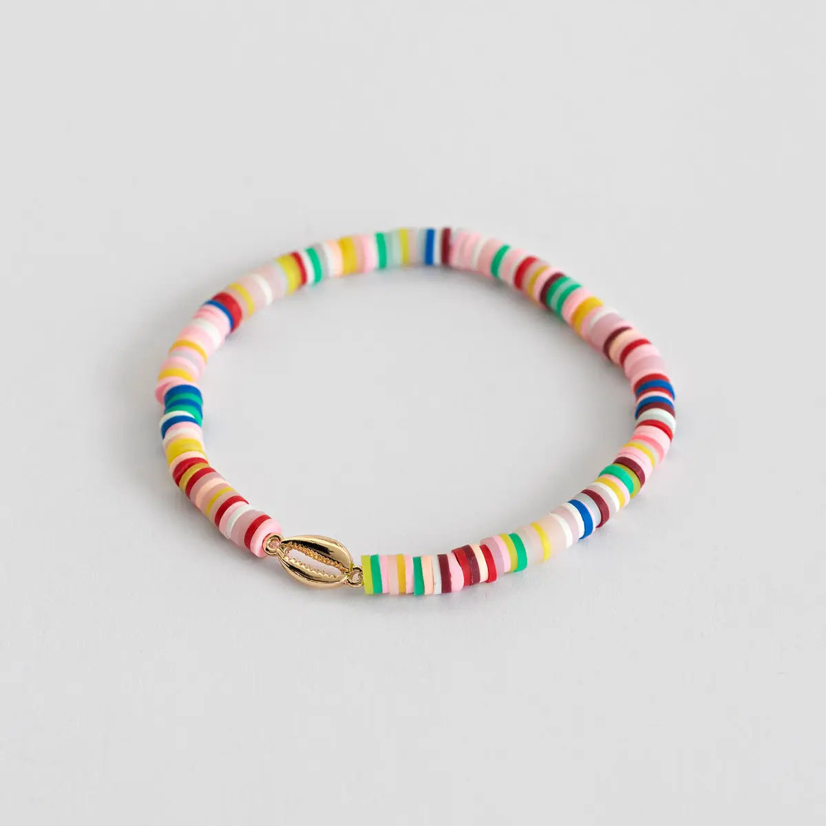 Colorful Bead Cowrie Bracelet | Summer