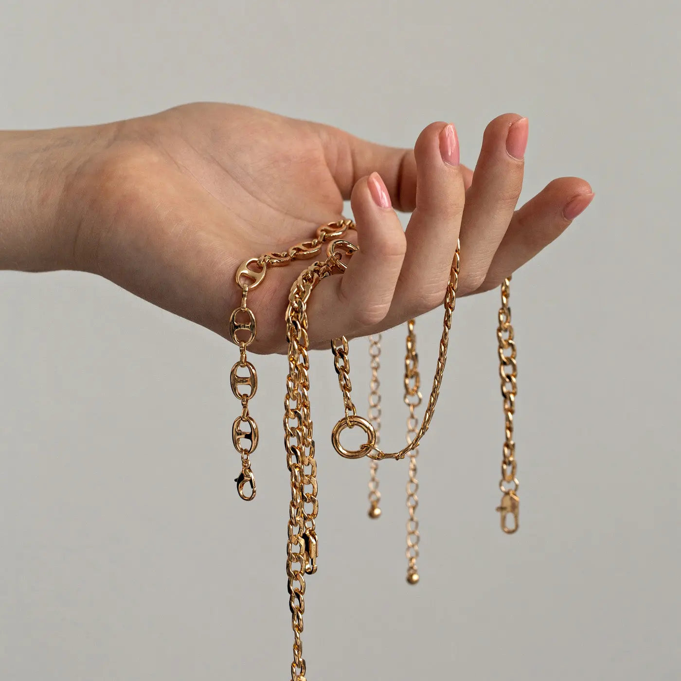 Round Lock Chain Bracelet