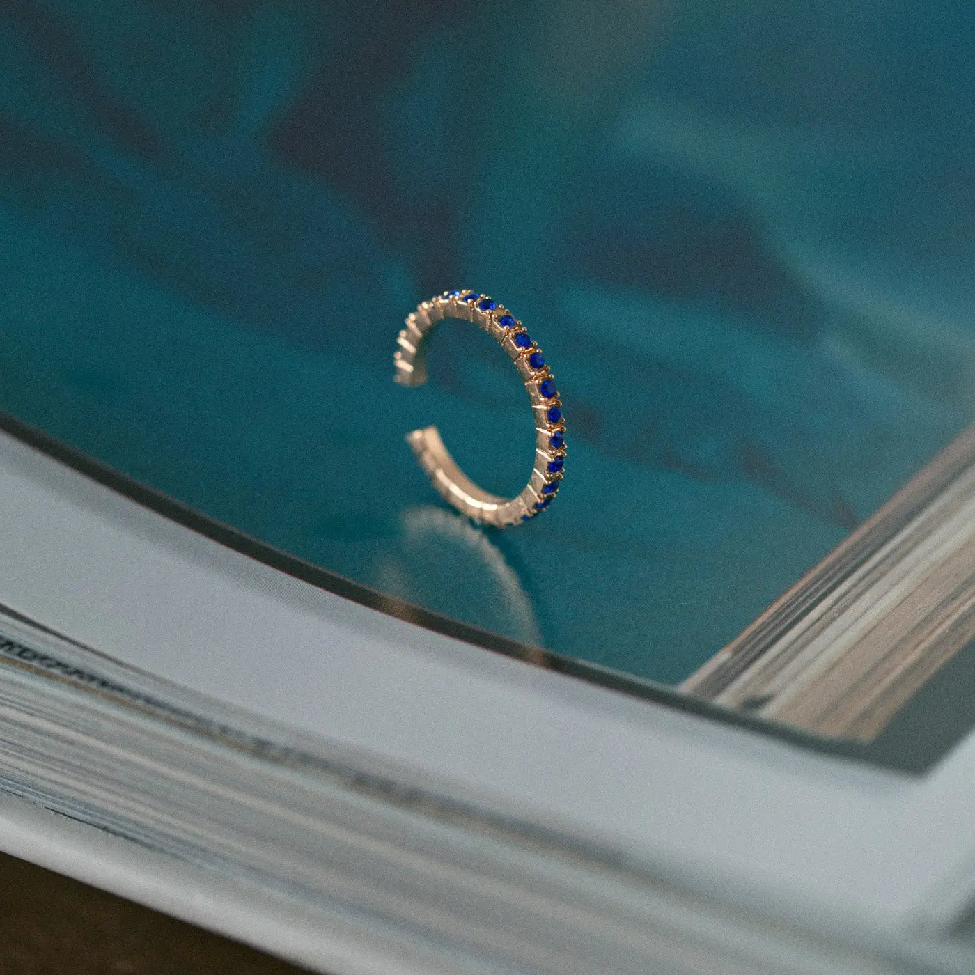 Ayla - Blue Crystal Ring
