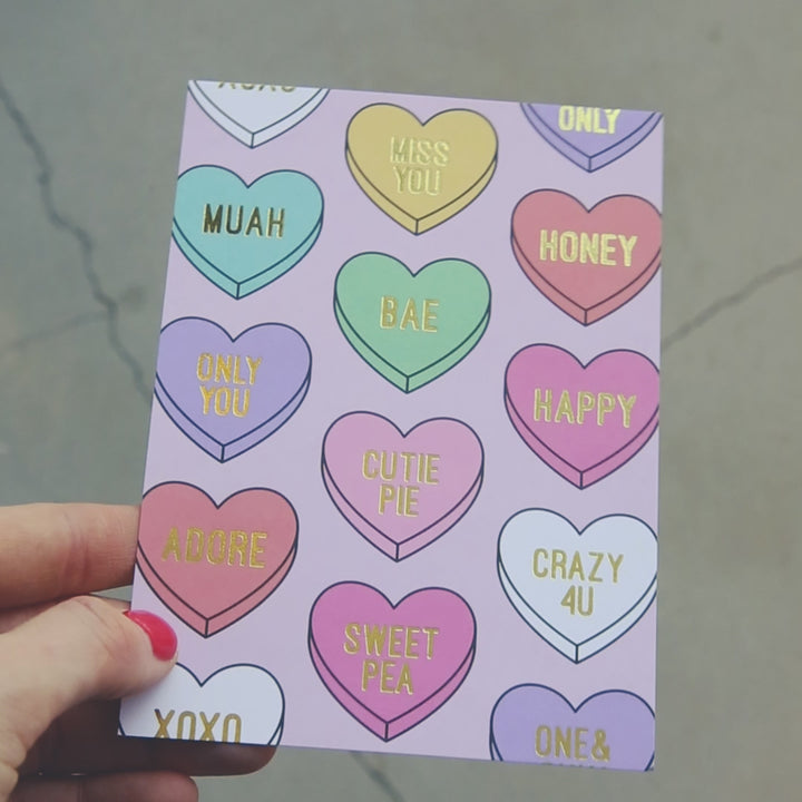 Heart Candy postkort